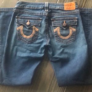 👖True religion bootcut jeans size 29. RN#112790- 30 inch seam